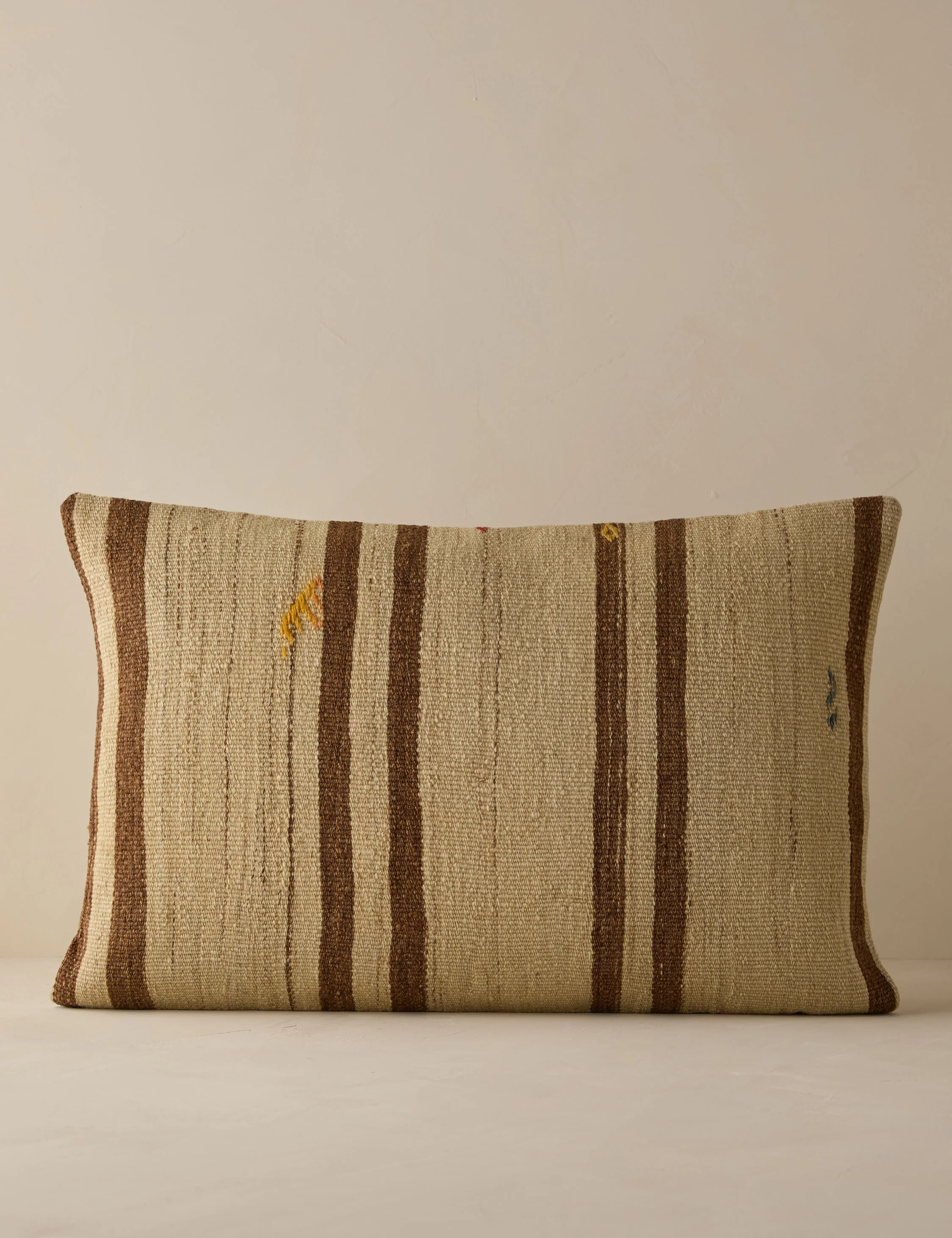 Vintage Lumbar Pillow No. 294, 16" x 24"