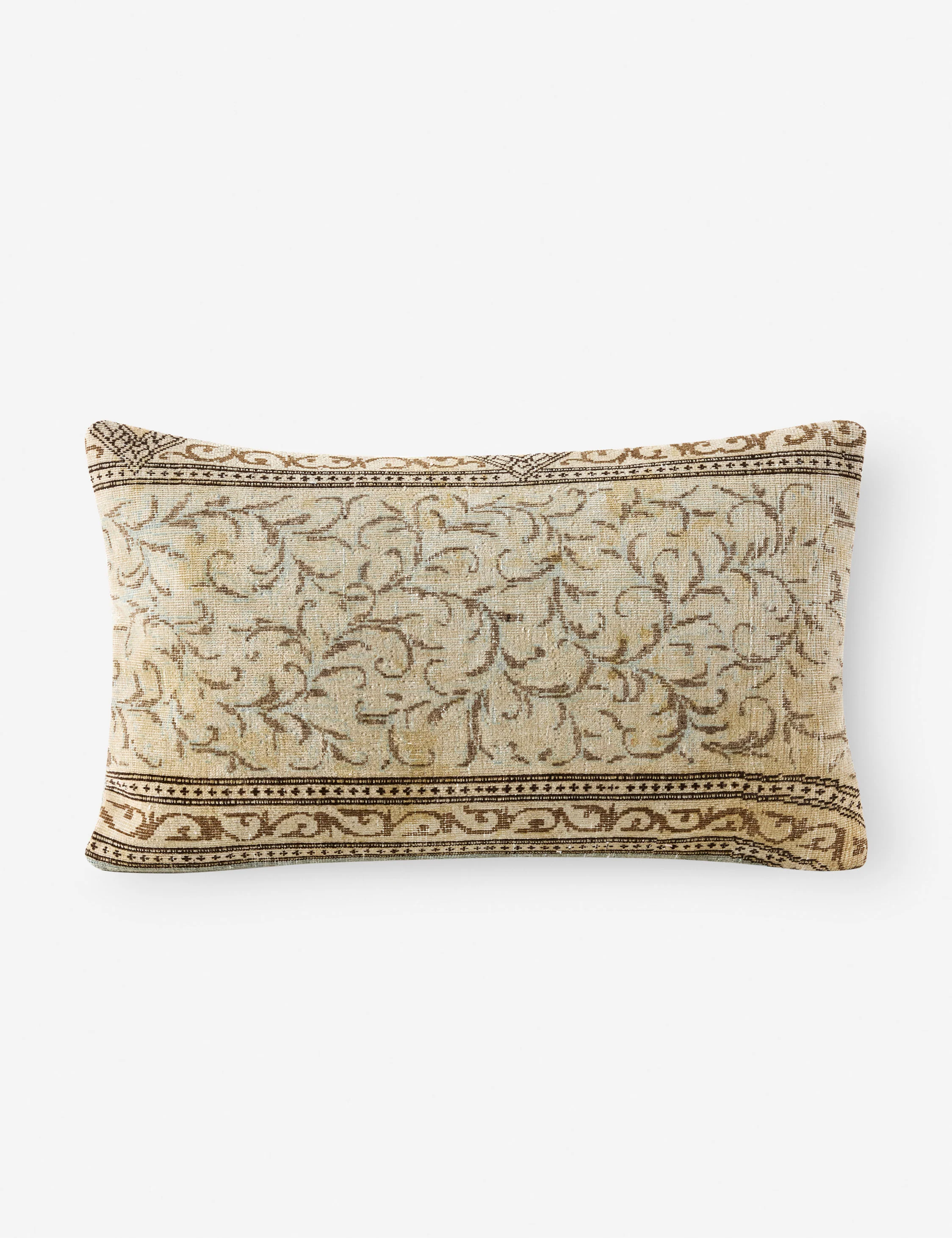 Vintage Lumbar Pillow No. 316, 16" x 26"