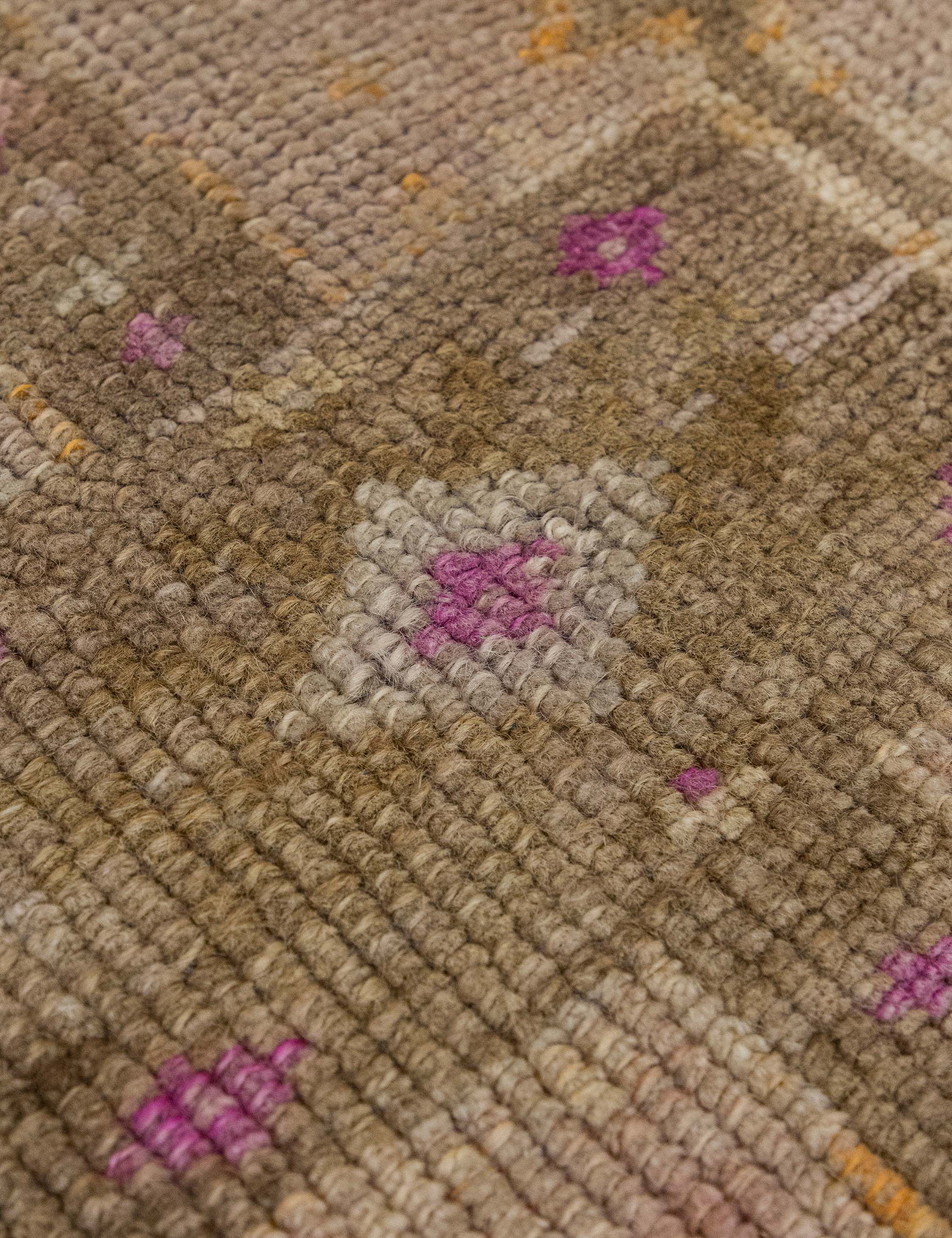 Vintage Turkish Hand-Knotted Wool Mini Rug No. 315, 1'6" x 3'3" - Image 3