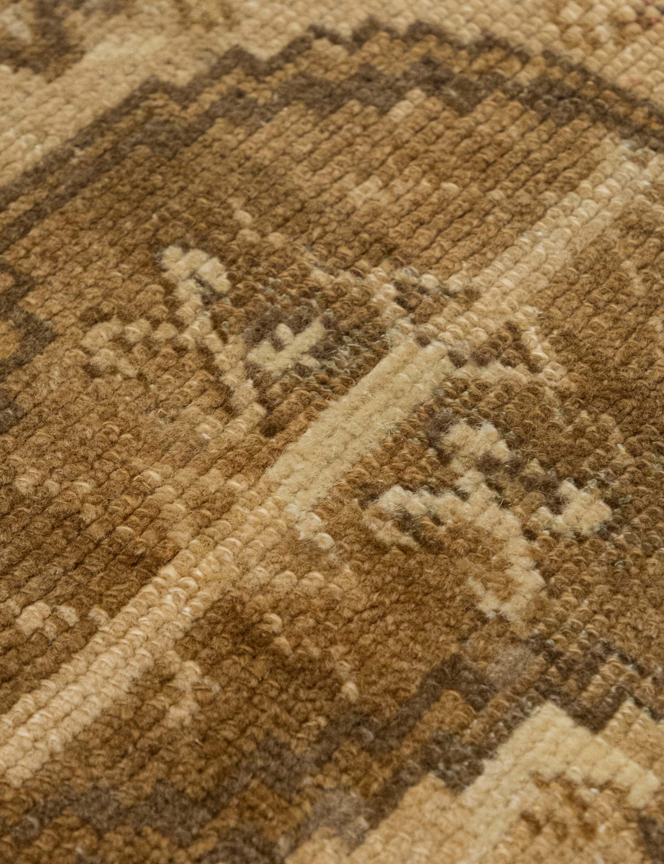 Vintage Turkish Hand-Knotted Wool Mini Rug No. 339, 1'7" x 1'9" - Image 3