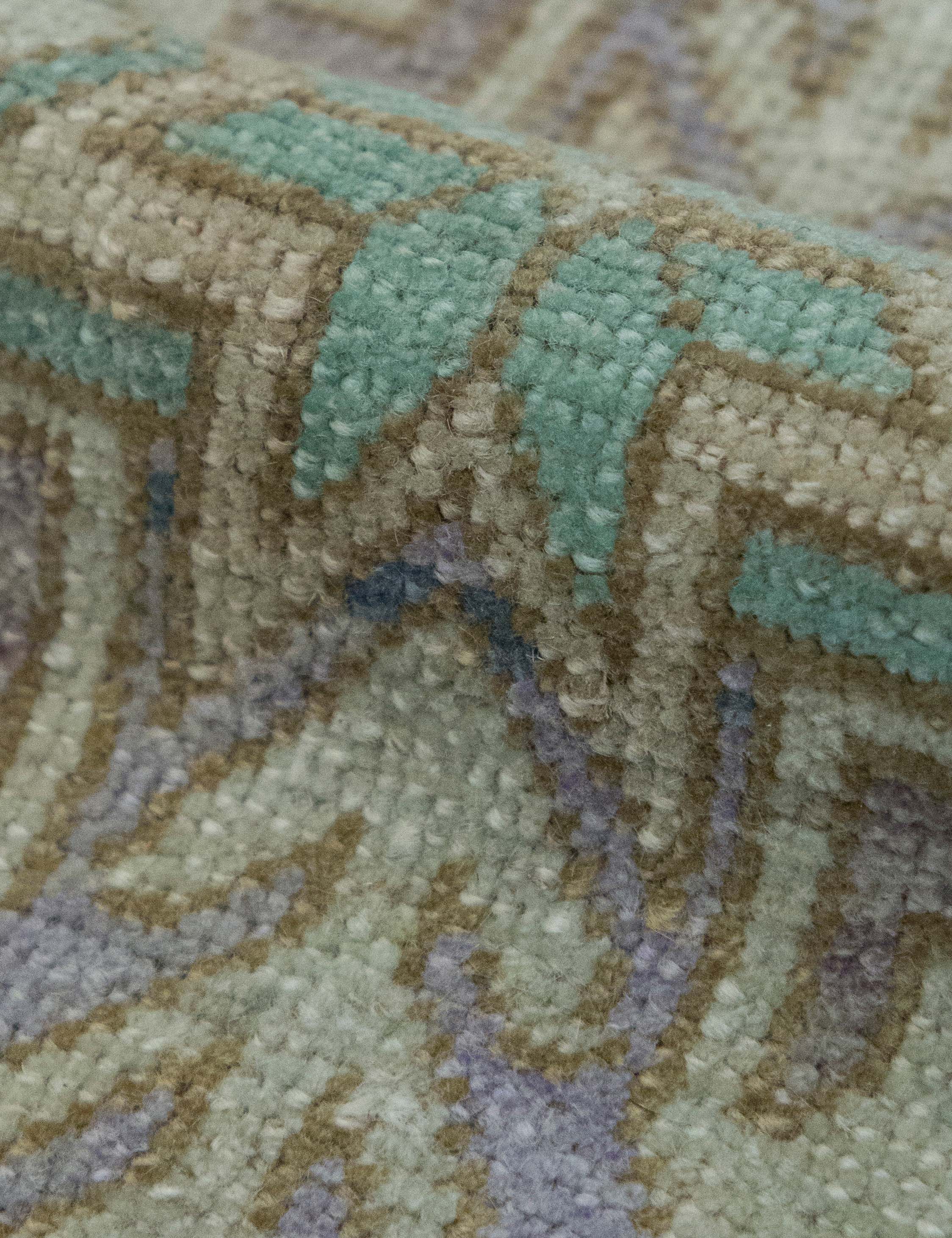 Vintage Turkish Hand-Knotted Wool Mini Rug No. 344, 1'6" x 3' - Image 4