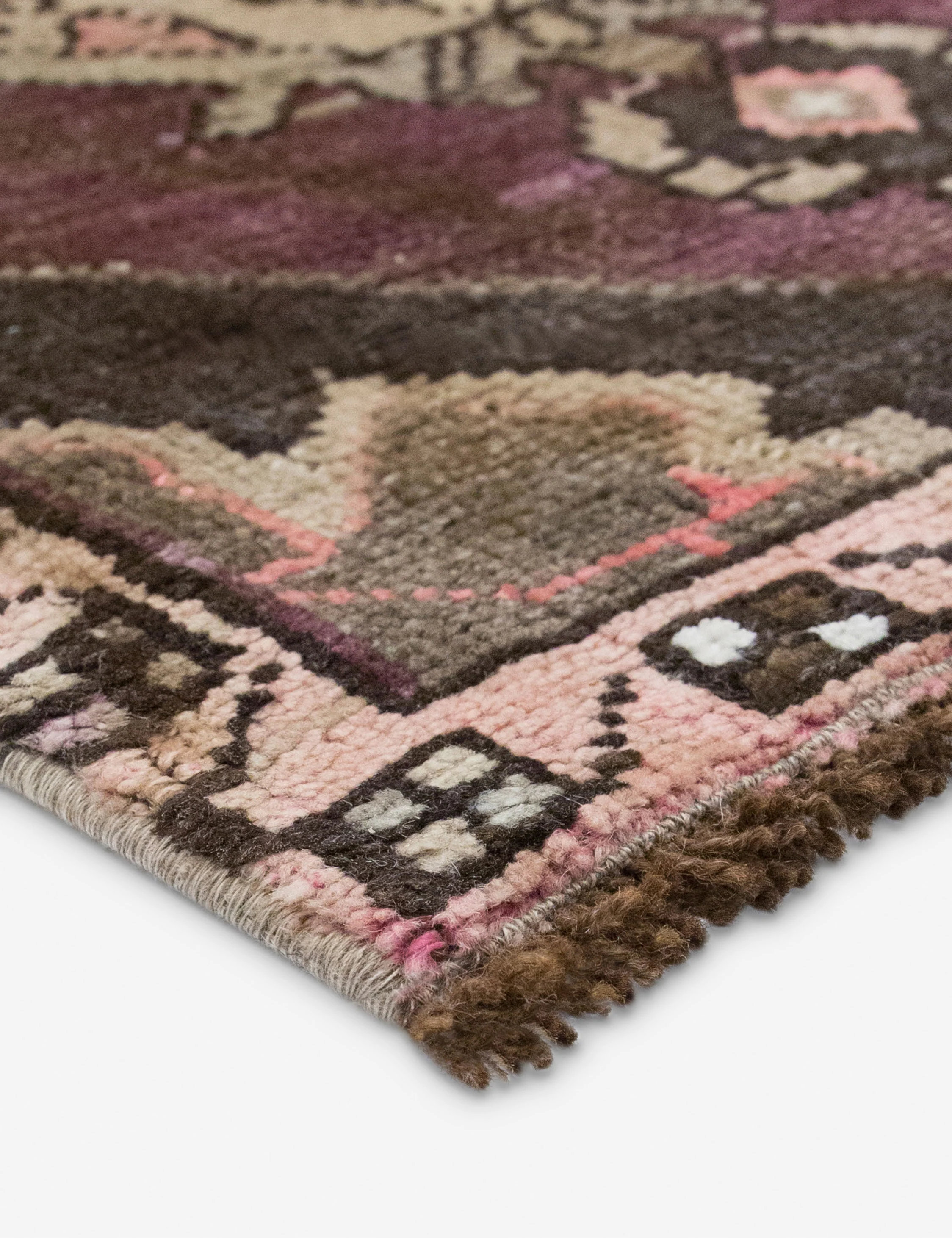 Vintage Turkish Hand-Knotted Wool Mini Rug No. 347, 1'7" x 2'8" - Image 2