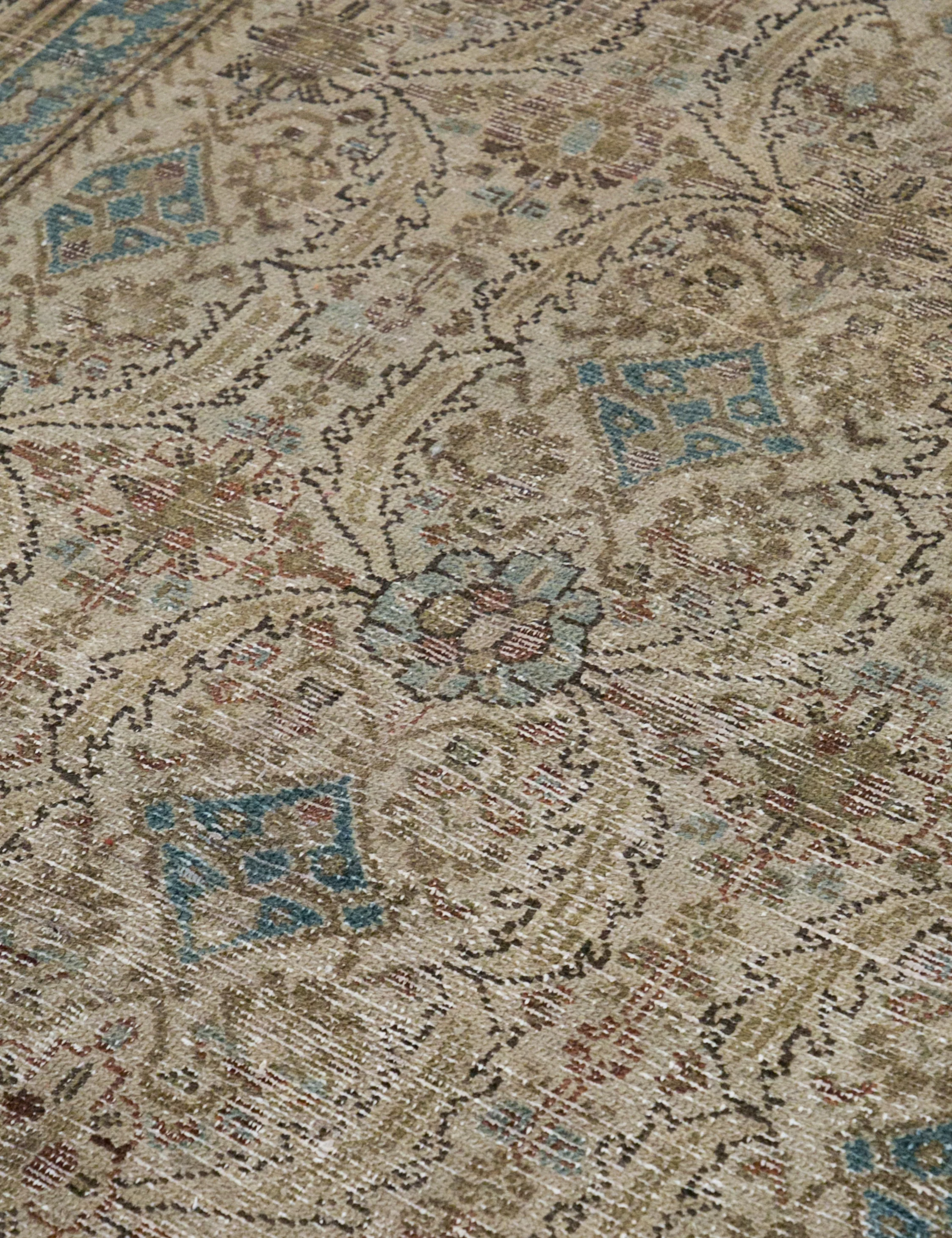 Vintage Turkish Hand-Knotted Wool Rug No. 373, 5'5" x 14'10" - Image 3