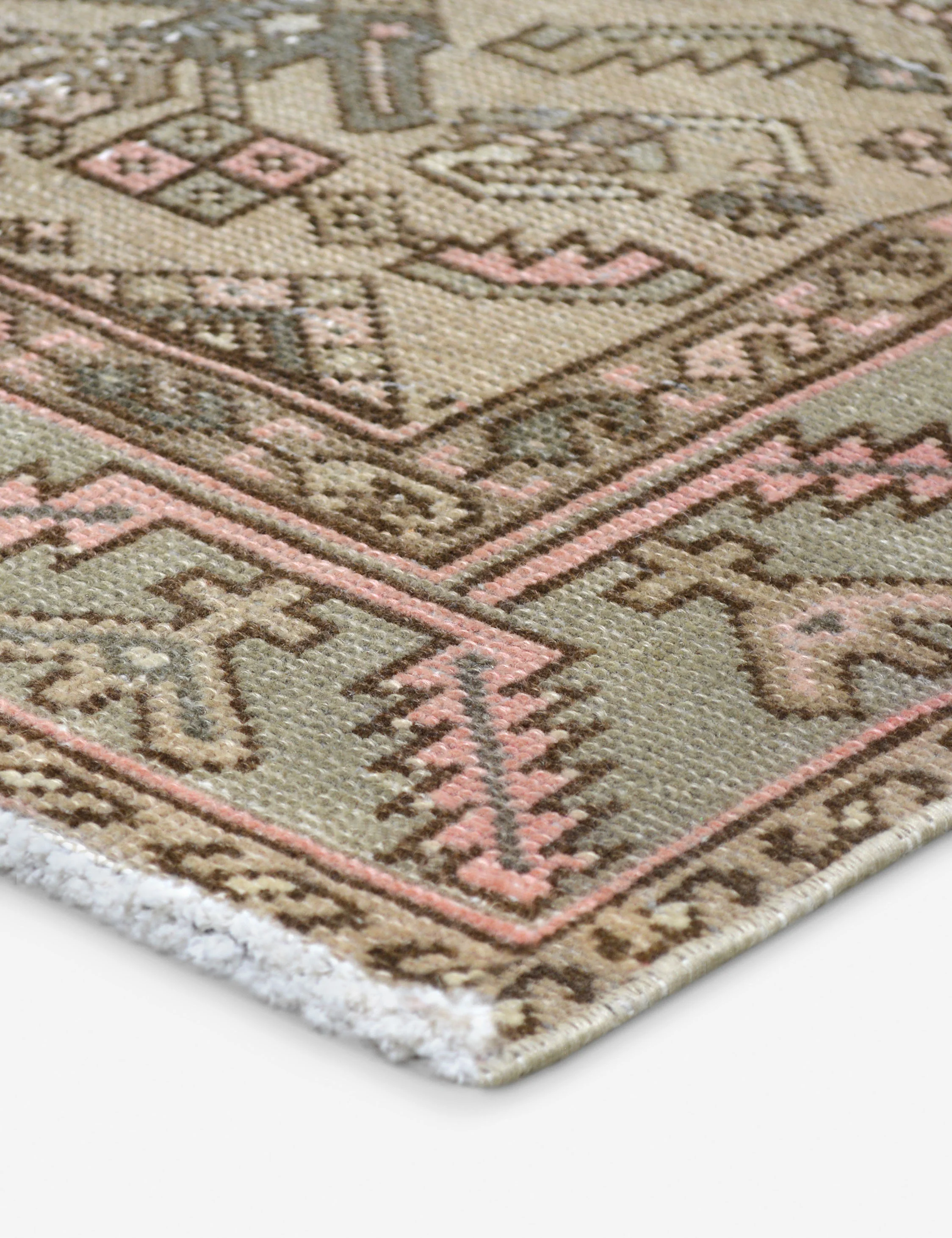 Vintage Turkish Hand-Knotted Wool Rug No. 430, 4'1" x 6'9" - Image 2