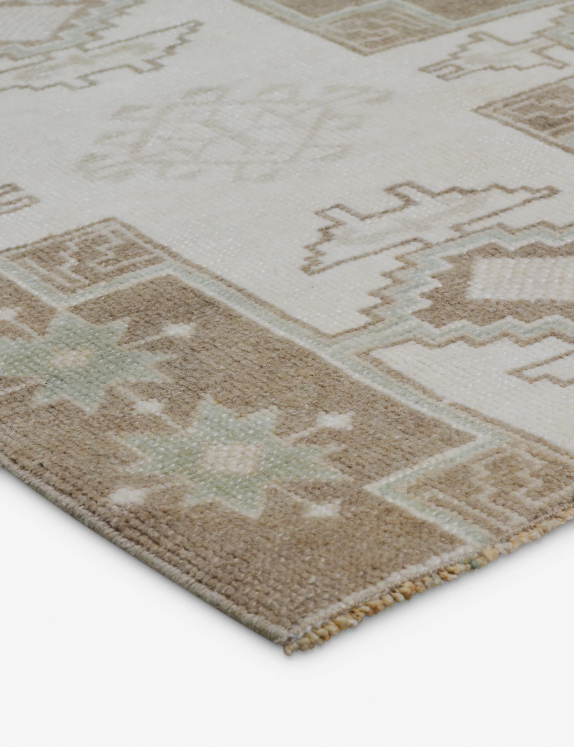 Vintage Turkish Hand-Knotted Wool Rug No. 436, 4' x 5'10" - Image 2