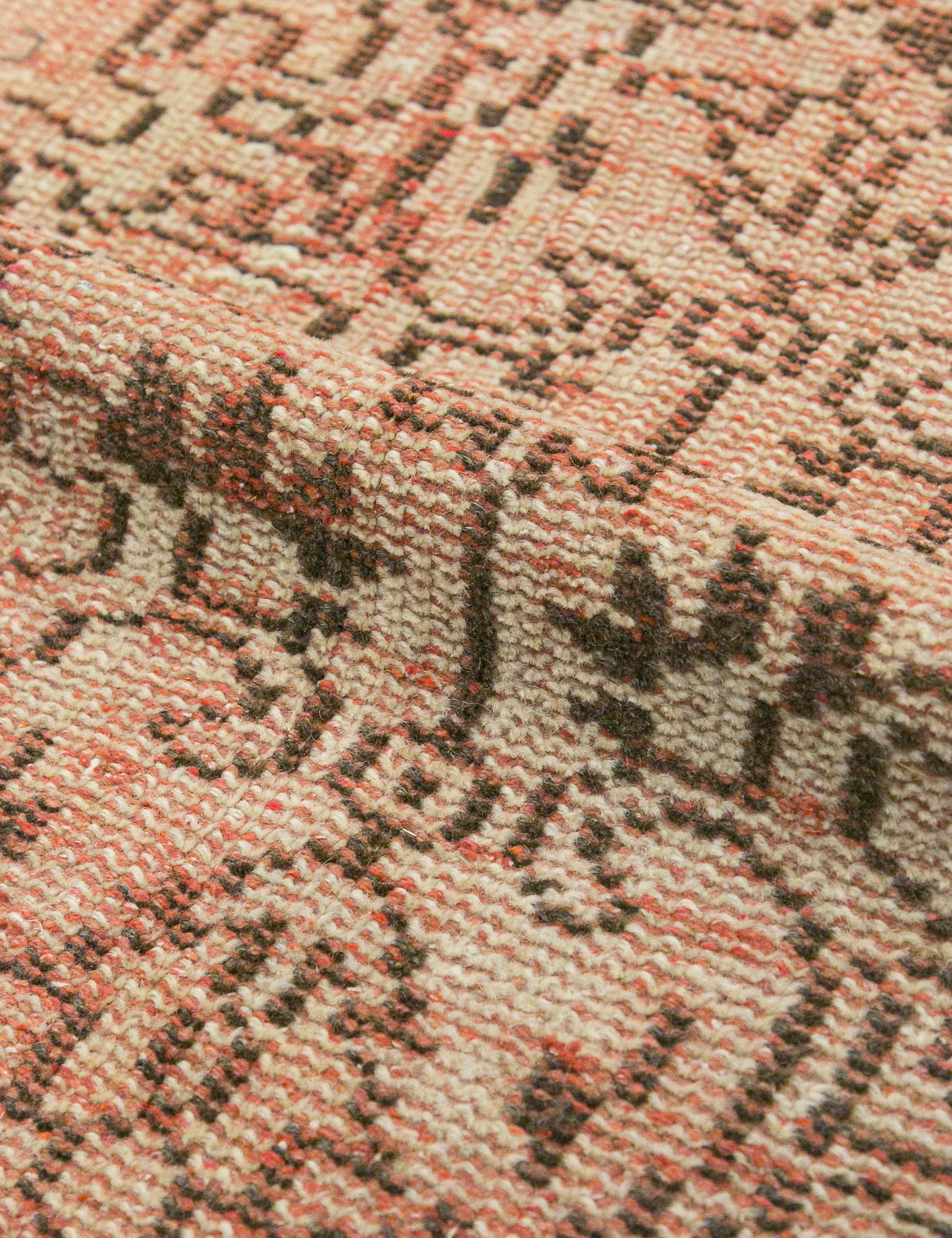 Vintage Turkish Hand-Knotted Wool Rug No. 442, 6' x 9'2" - Image 3