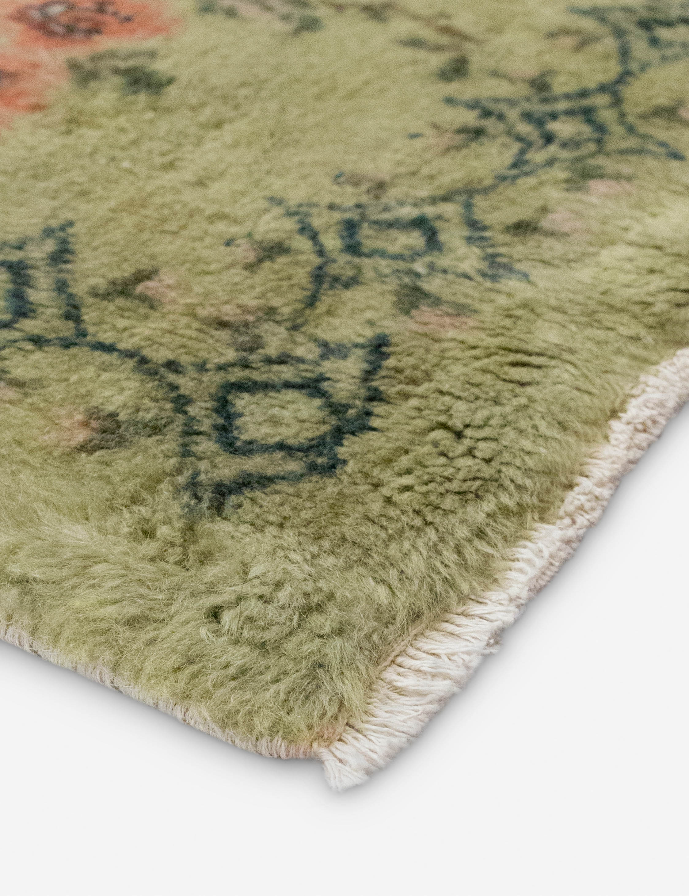 Vintage Turkish Hand-Knotted Wool Rug No. 543, 6'10" x 11'8" - Image 2