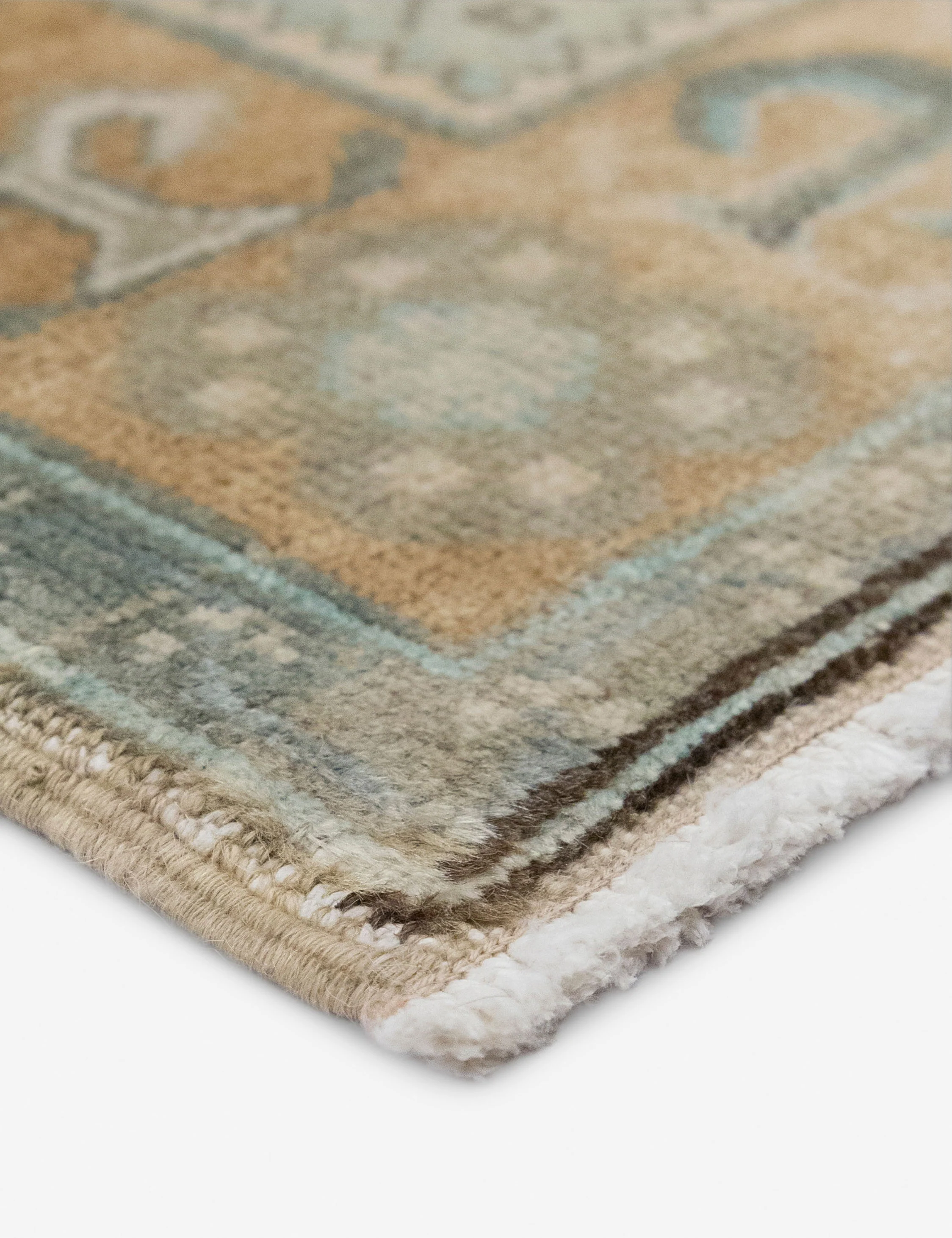 Vintage Turkish Hand-Knotted Wool Rug No. 550, 4'10" x 7'4" - Image 2
