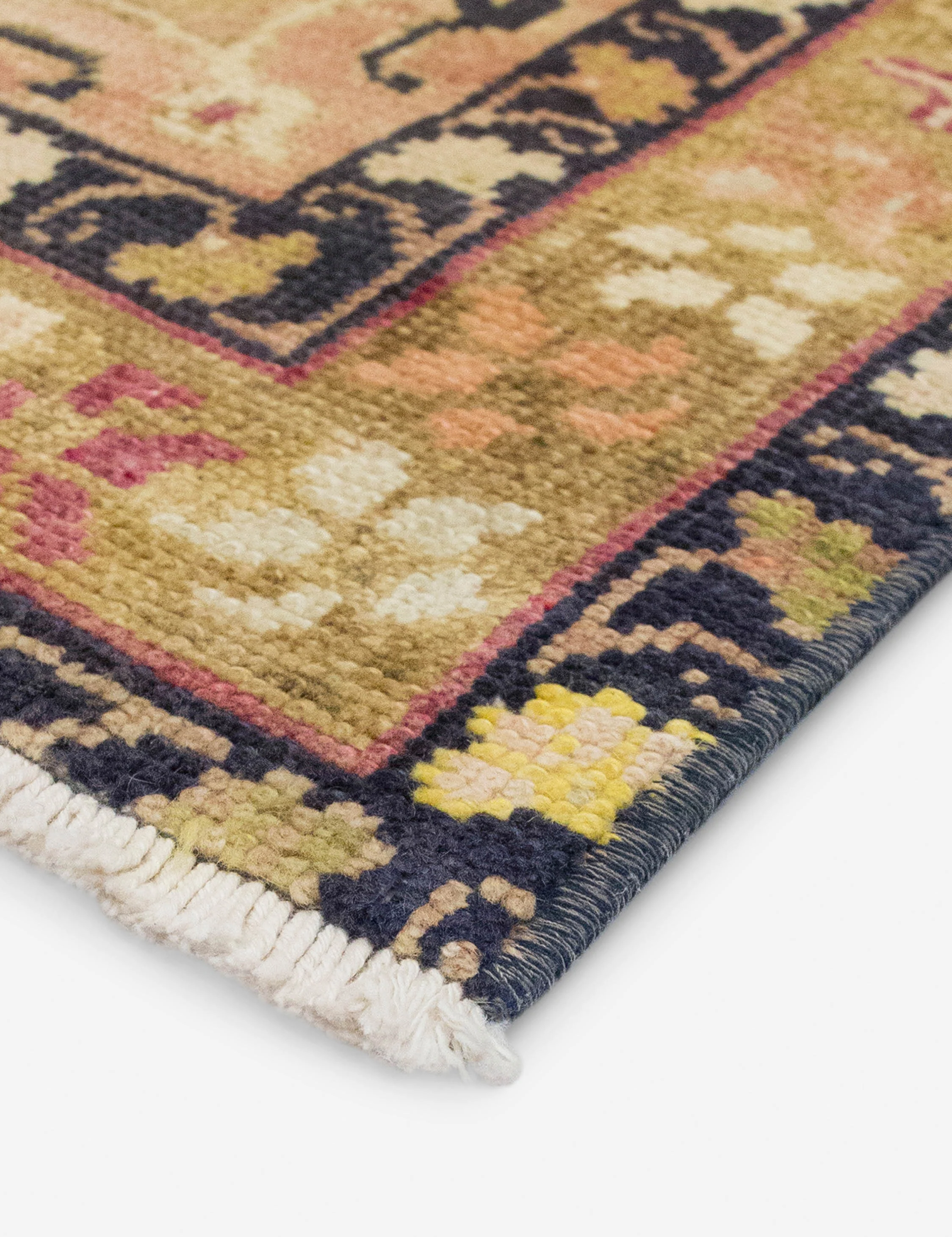 Vintage Turkish Hand-Knotted Wool Rug No. 557, 4'5" x 8'9" - Image 2