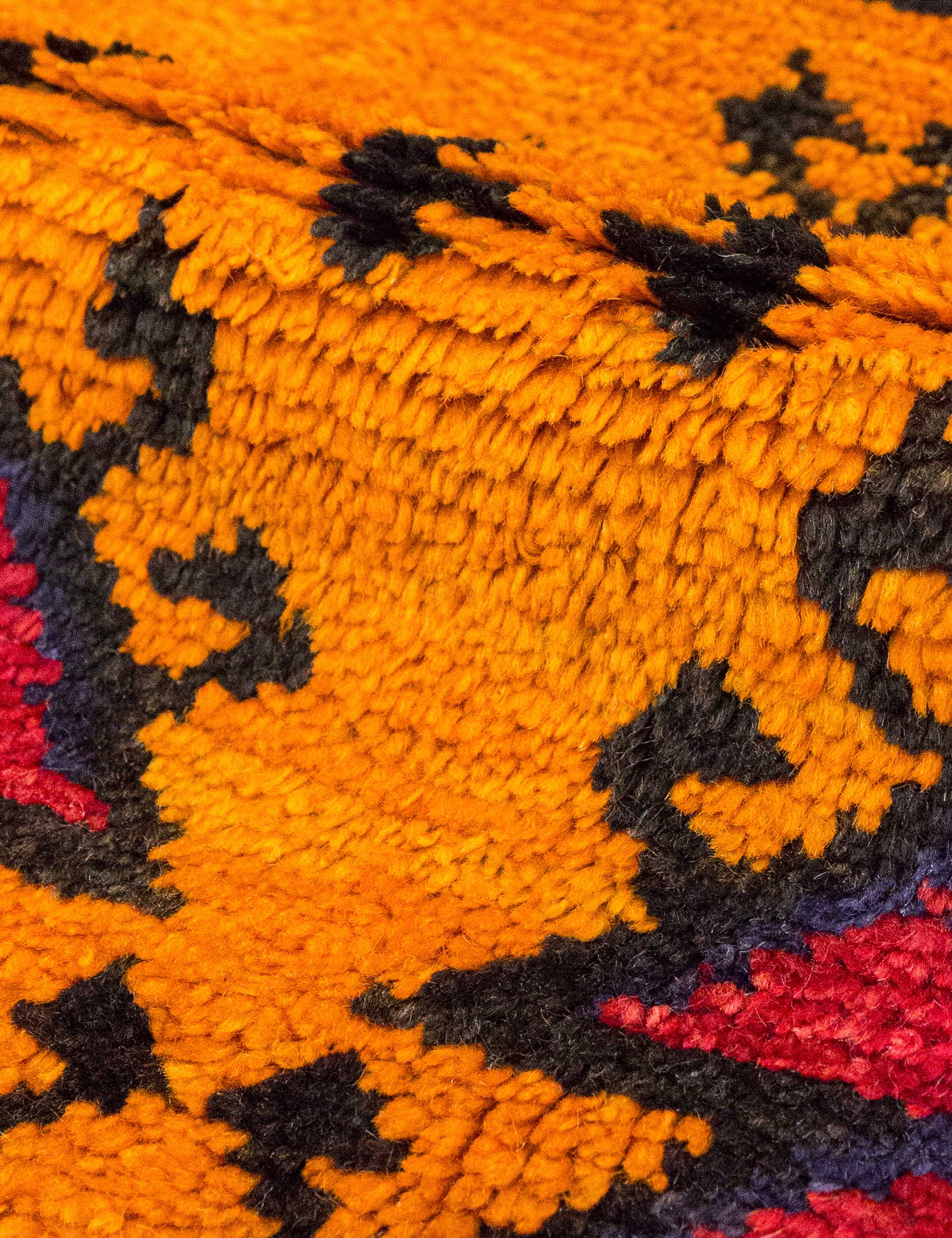 Vintage Turkish Hand-Knotted Wool Runner Rug No. 296, 5'6" x 13'1" - Image 4