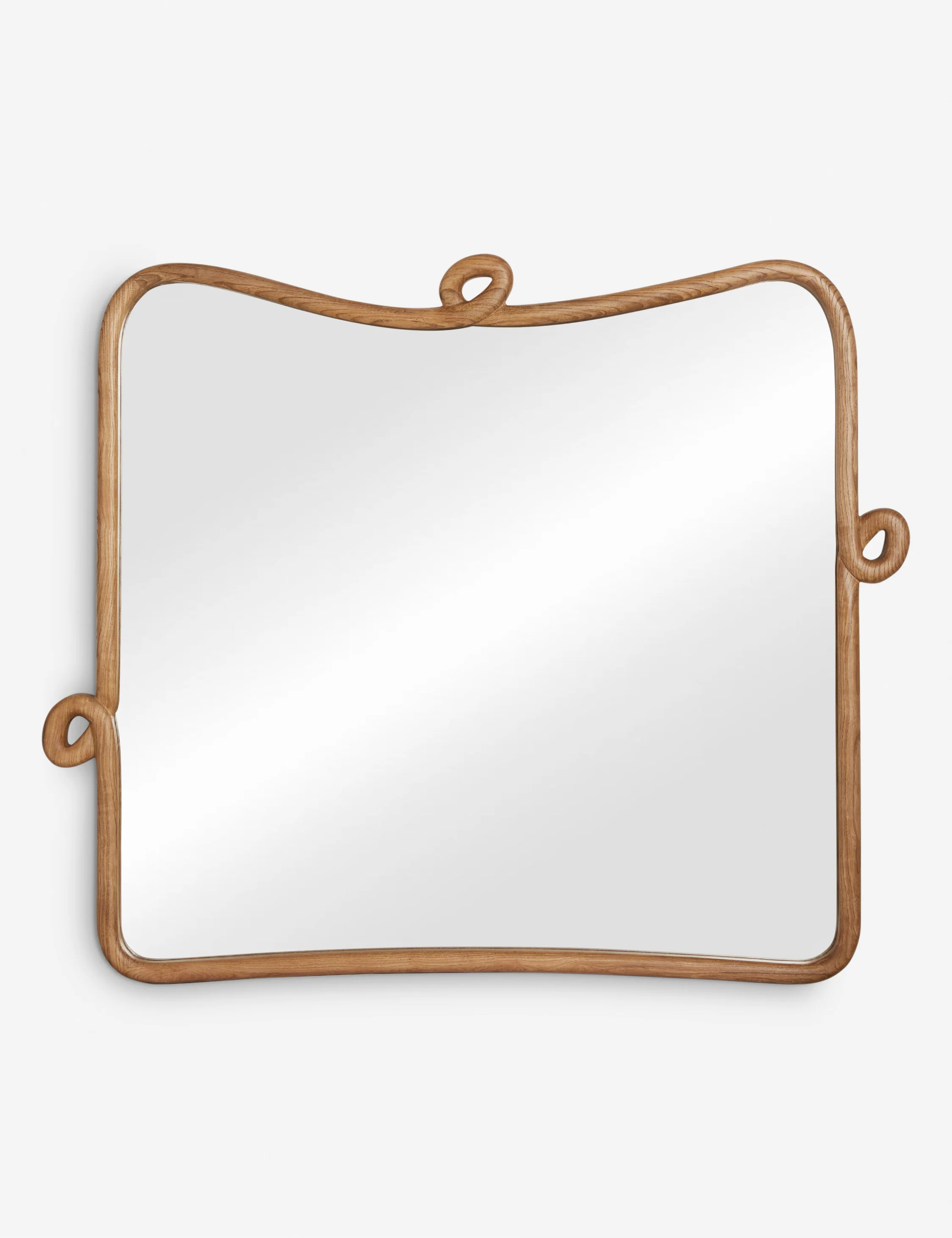 Looped Wood Mantel Mirror by Sarah Sherman Samuel - Image 2